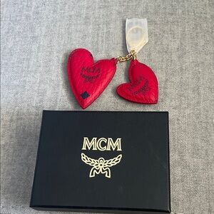 MCM Red Heart Key Holder Set